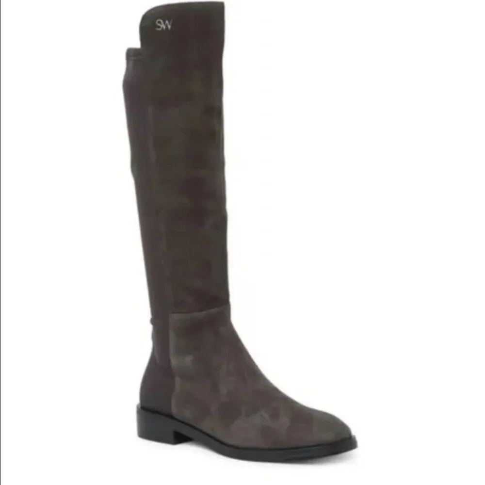 Stuart Weitzman Keelan City Suede Knee-High Boot Size 8.5